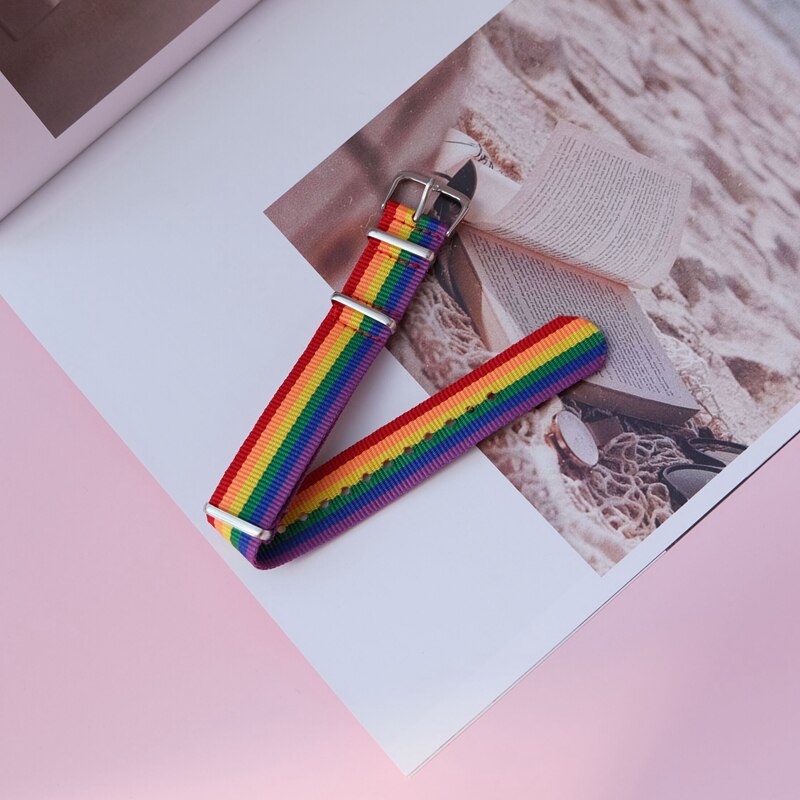 Liefde Is Liefde Regenboog Maan Hanger Kettingen Ins Persoonlijkheid Kleurrijke Lgbt Pride Riem Armbanden Handgemaakte Geweven Sieraden