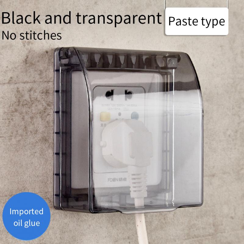 Waterdichte Doos 86 Soort Universele Transparante Schakelaar Cover Zelfklevende Gelijmd Badkamer En Keuken Socket Splash Doos: 05