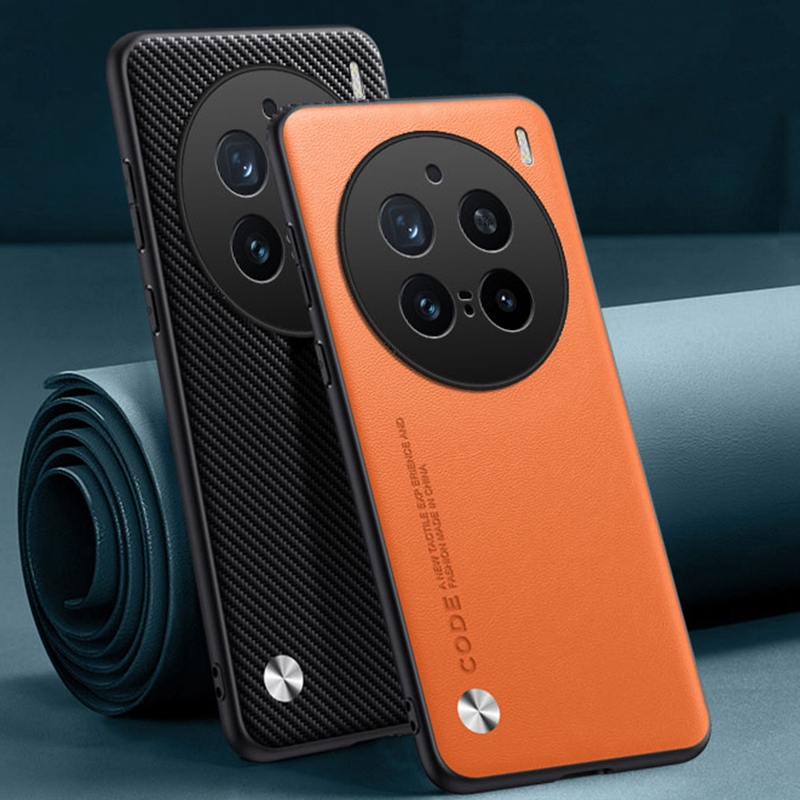 Luxe PU Leather Case Voor Vivo X200 Pro Achterkant Matte Siliconen Schokbestendig Volledige Bescherming Telefoon Case Voor Vivo X200Pro 5G