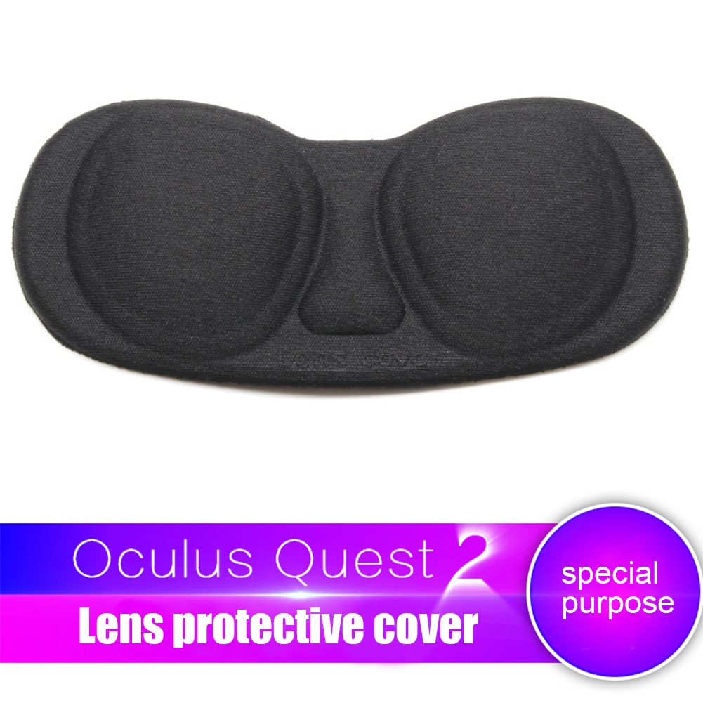 For Oculus Quest 2 VR Lens Anti Scratch Easy Clean Durable Full Case Lightweight Protective Cover Dustproof Accessories