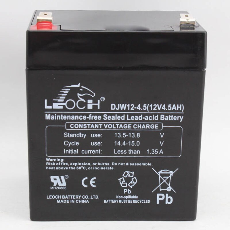 Leoch DJW12-4.5 12V4.5ah DJW12-5.0 12V5.0ahバッテリー