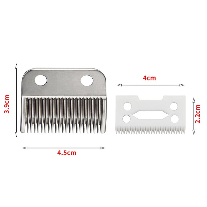 1 Set Ear Nose Trimmer Razor Safety Care & 1 Set for Wahl Magic Clip Cord Cordless Replacement Blade + Cutter Blade