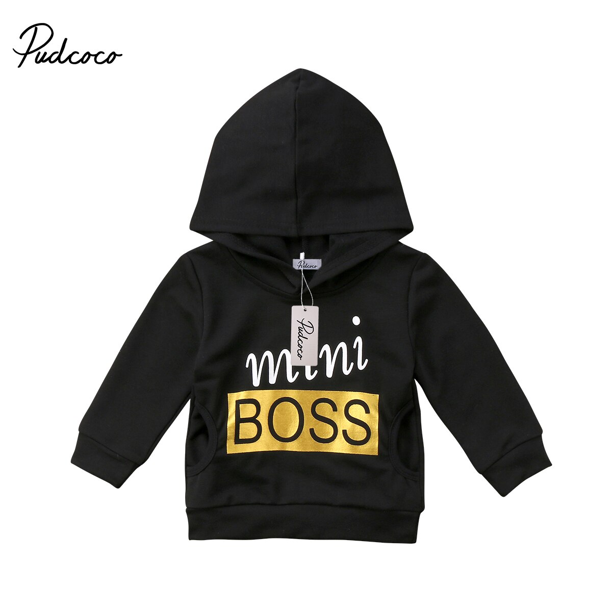 Brand Toddler Infant Child Kids Baby Boys Girls Hooded Top Coat Hoodie Pullover Outwear Clothes Long Sleeve Outfit 1-6T