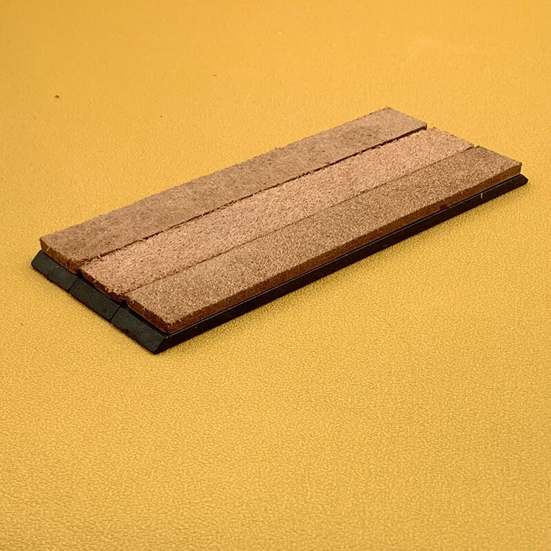 Leather Pimp swinging cloth razor knife sharpener Auxiliary tools polishing Sharpening stone: 3 leather