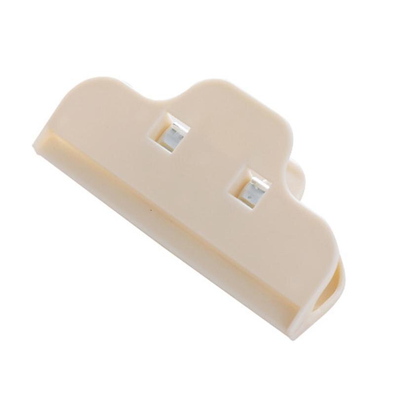 Muoviset sinettipidikkeet tuoreena pitäminen tiiviste keittiö ruoka välipala tiivistyspuristin: Vaaleankeltainen