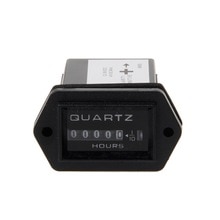 OOTDTY generador de DC10V-80V, contador de horas sellado para barcos, camiones, tractores y coches