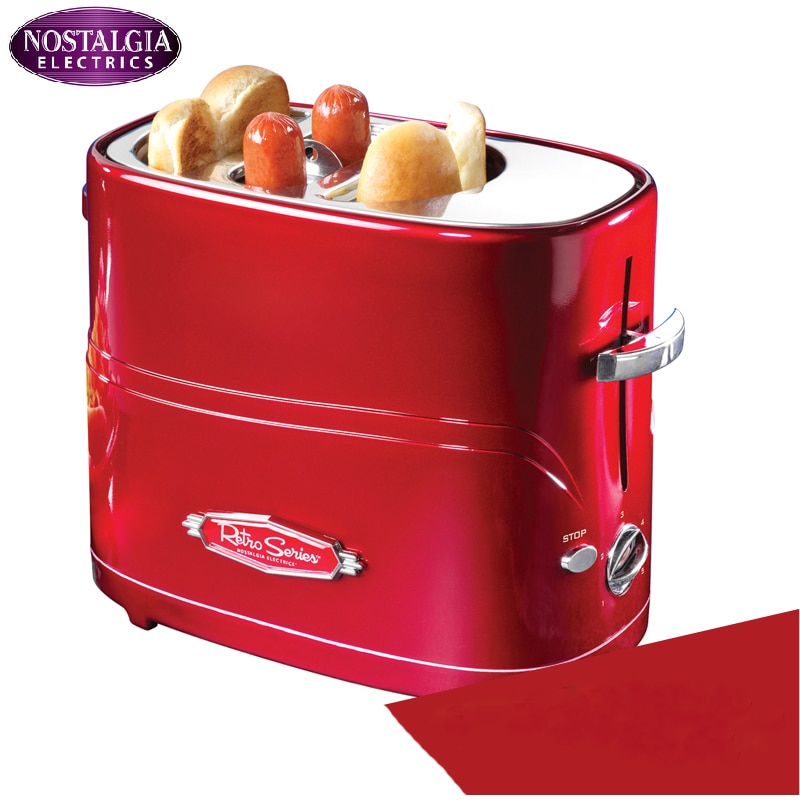 American household mini dog toaster machine,sausage maker Toast furnace toaster bread mini breakfast machine 500ml
