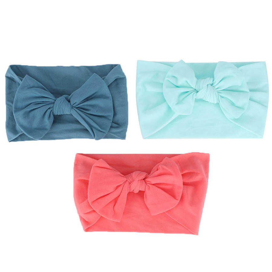 3 stücke Haar Bogen Mädchen Baby Kleinkind Bowknot Stirnband Zubehör: Farbe3