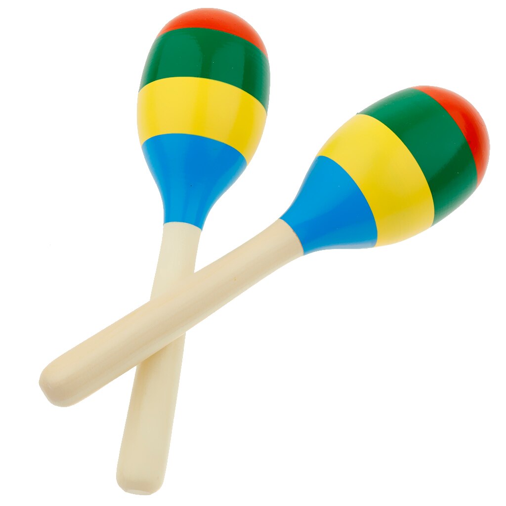1 par sandhammer maracas rasler shakers percussion instrument legetøj