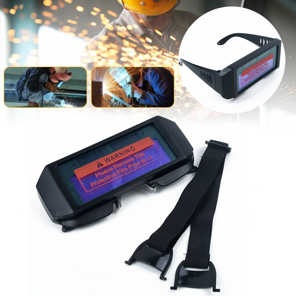Auto Solar Darkening LCD Welding Glasses Goggles Cover Helmet Eye Protection Anti-glare, Anti-splash