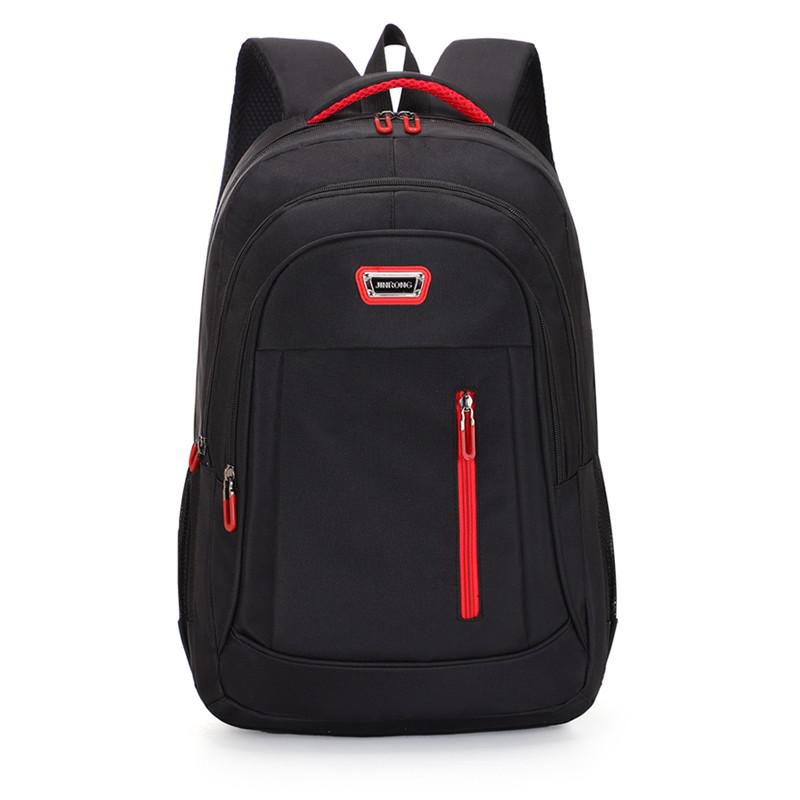 Udendørs rejse rygsæk mænd laptop taske forretningsrejse rygsæk college skoletaske til teenager drenge mochila rugzak: Rød