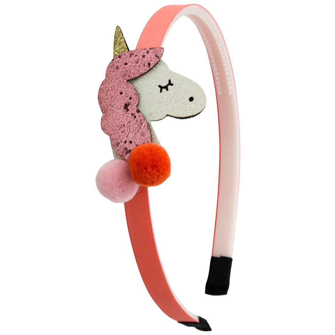 Diadema de unicornio brillante XIMA, 1 pieza, diadema de plástico para niñas, accesorios para el cabello para niños, horquillas de unicornio para el cabello, suministros para fiestas