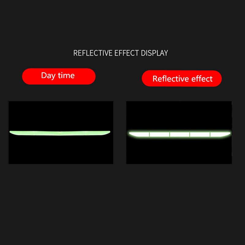 Auto Hinten Reflektor Stoßstange Aufkleber Hinten Stoßstange Aufkleber Dekorative Kratzer Licht Anti-kollision Warnung Aufkleber Zubehör