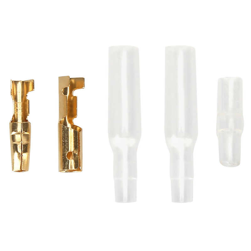 Wire Electrical Connectors 3.9mm Male Female Crimp Terminal Safe with Long Transparent Sheath Short Transparent Sheath for Wire