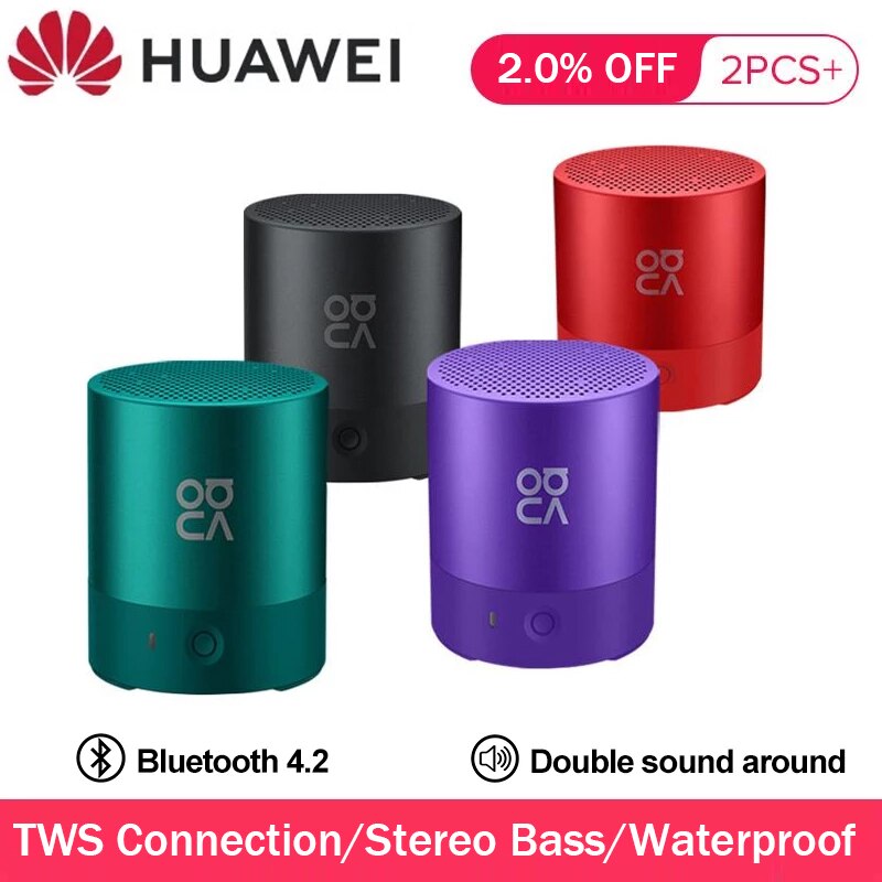HUAWEI Mini Lautsprecher CM510 Tragbare kabellos Bluetooth Lautsprecher Wasserdichte draussen Lautsprecher Stereo Paar umgeben Laut Volumen