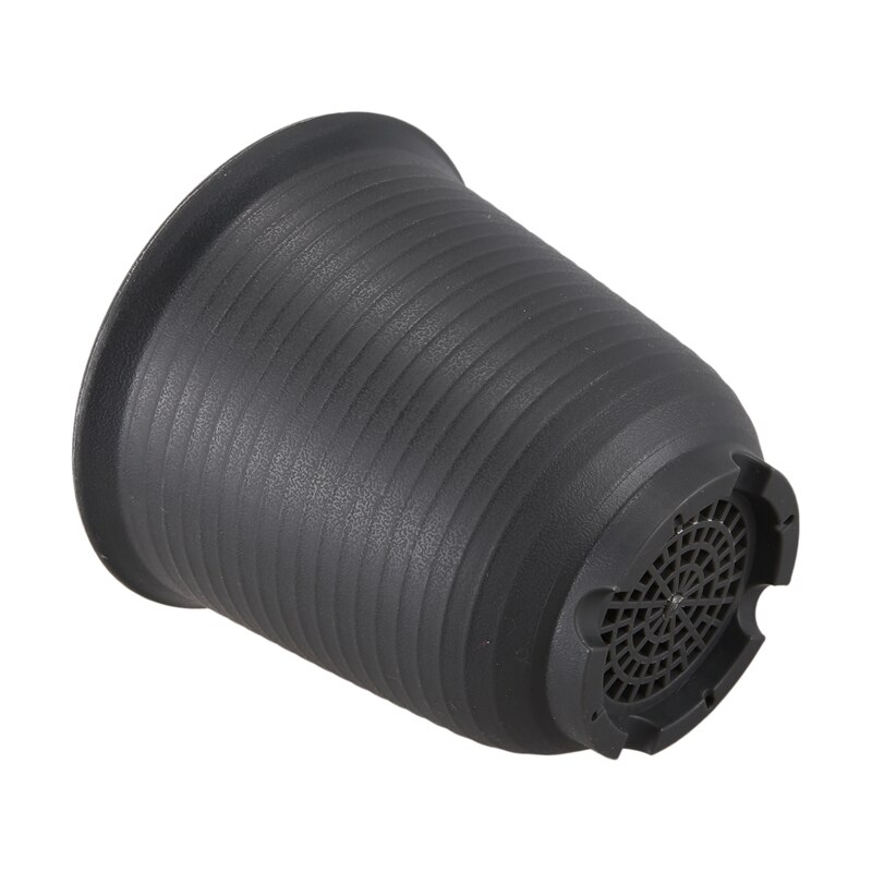 15.4cm kunststof plantenbakken met schotel, zaaibak met drainagegat voor bloemen en kruiden binnenshuis, 10 stuks