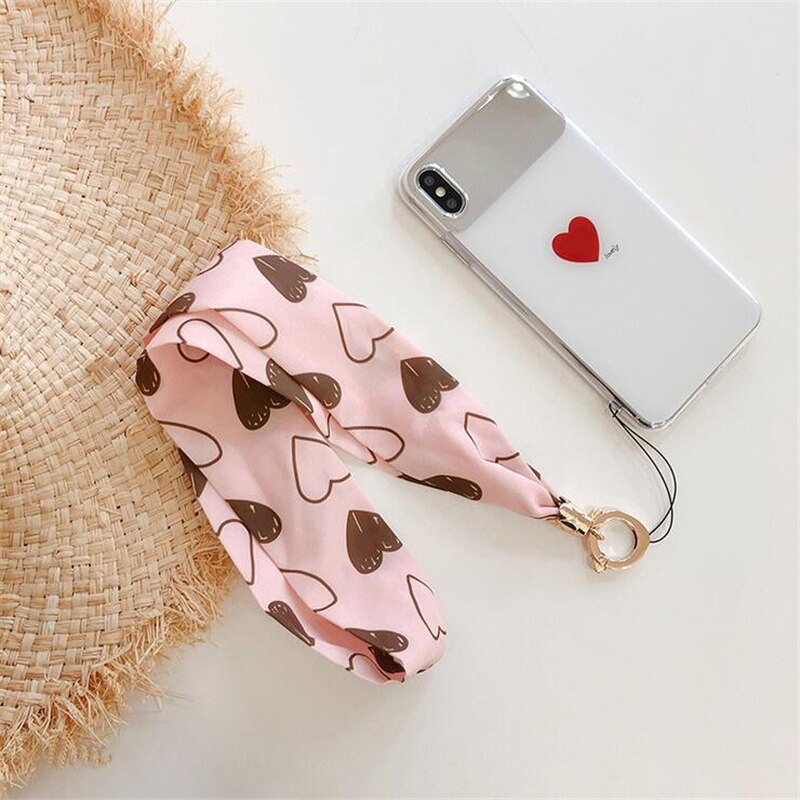 Wide Neck Print Lanyard Accessories for Rope to Hang the Mobile Phone Charm Badge Multipurpose Holder Credential Door Strap