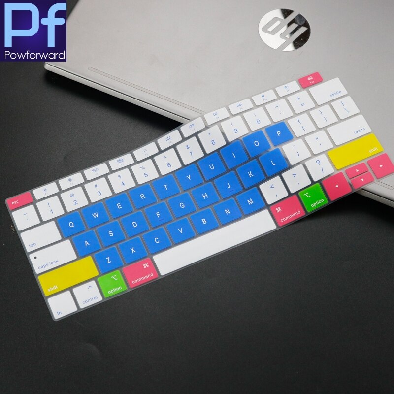 Silicone Keyboard Cover For MacBook Air 13 inch Release A1932 Touch ID Waterproof Dust-Proof Protective Skin