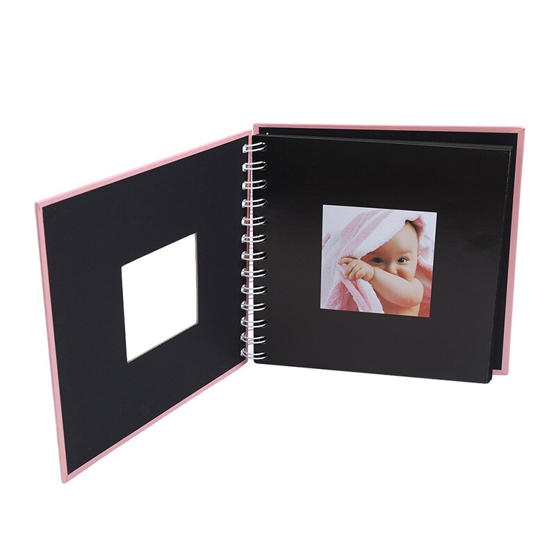 Álbum de graduación de guardería más vendido, álbum de crecimiento de bebé Simple, álbum de papel para niños: Pink