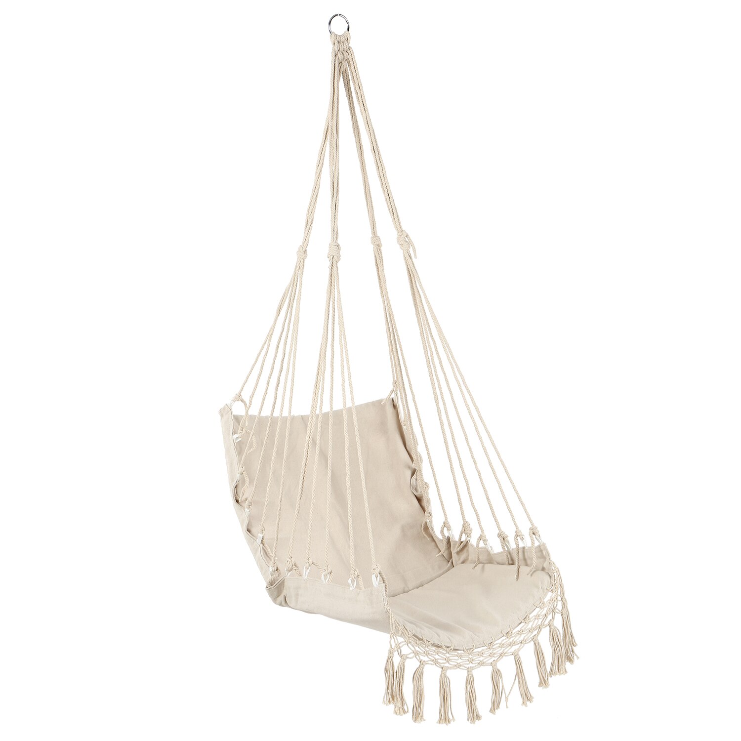 Hiking Camping Hammock Safety Hanging Hammock One Person Leisure Hamak Chair Swing Rope Outdoor Indoor Hanging Chair Garden