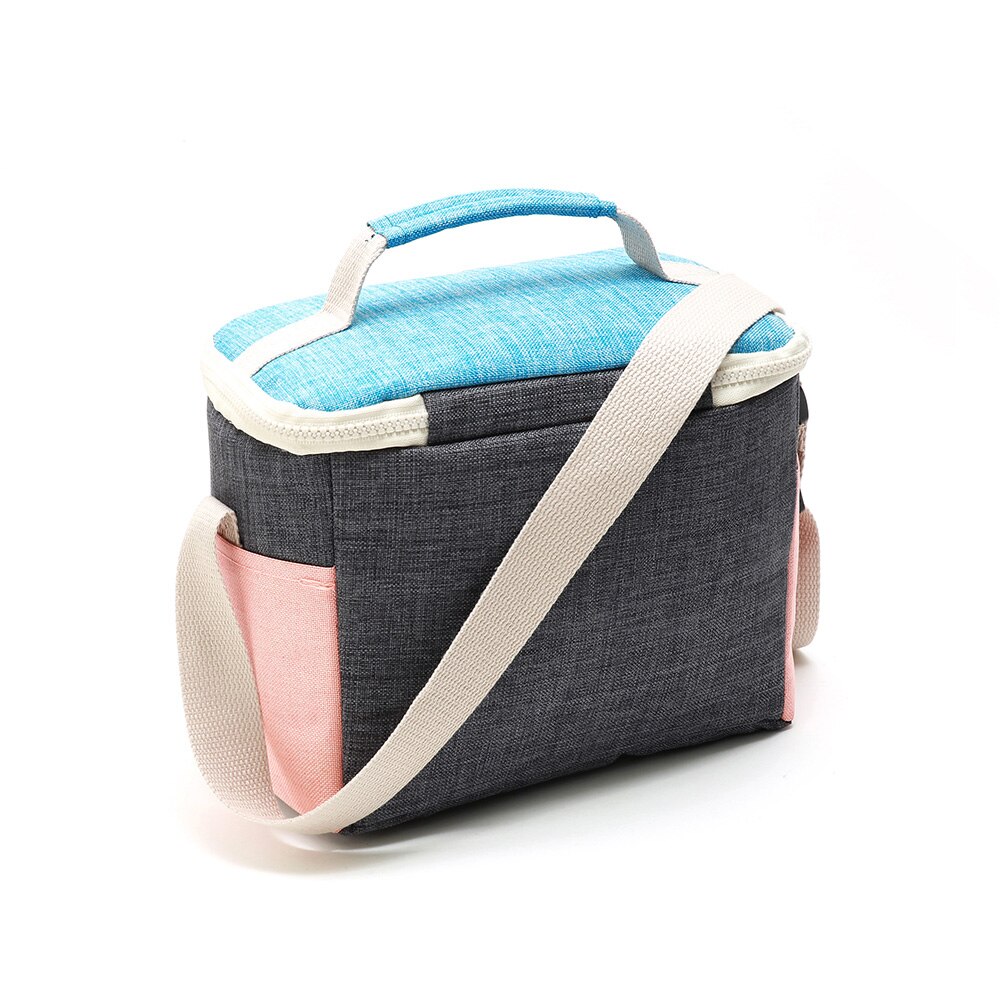 SANNE Mode Thermische Voedsel Picknick Lunch Zakken Koeler Lunchbox Frosted stof Draagbare Multifunctionele lunch Tas