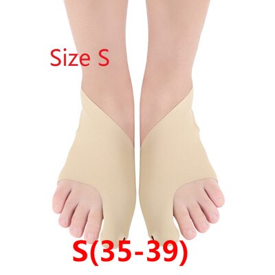Hallux valgus corrector, grote teenspreider, voetrichter, hallux valgus voetverzorging, siliconen inlegzolen voor schoenen, kussentjes: Stijl f -1 paar s maat