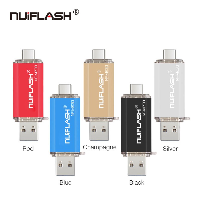 Nuiflash Type C 2.0 Usb Flash Drive Pendrive Tiny 4 Gb 8 Gb 16 Gb 32 Gb 64 Gb Pen drive U Stok 128gbU Disk Memory Stick Kleine