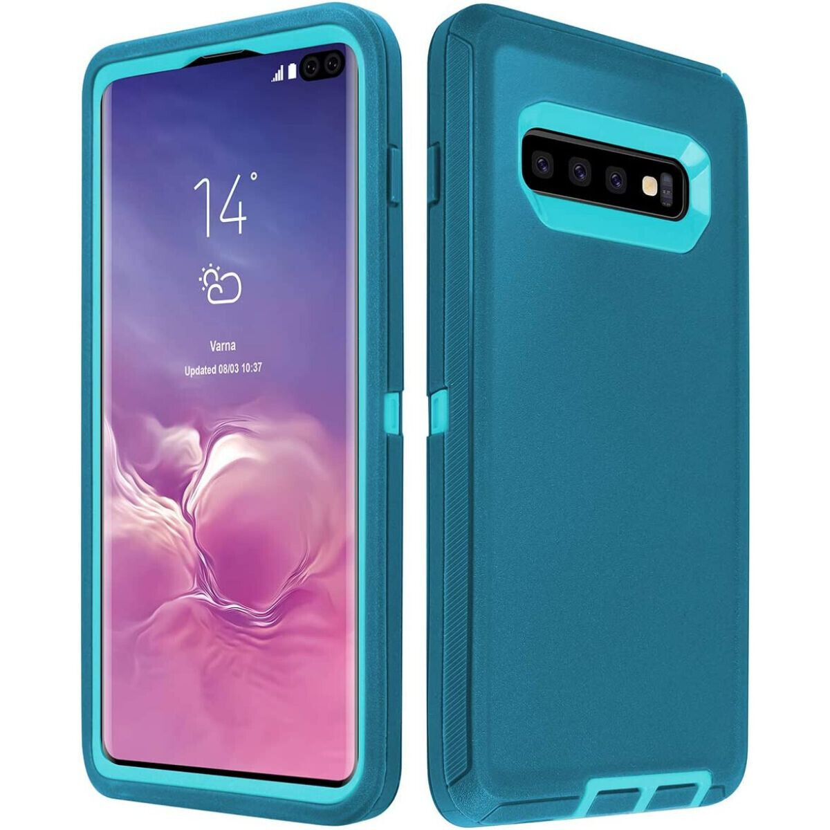 Custodia protettiva antiurto rinforzata per galaxy  s10 s10e s10+  plus