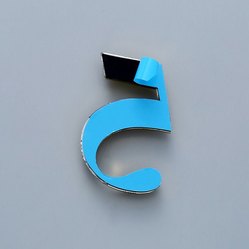 1 pz 3d oro autoadesivo numero di porta segno numero cifra appartamento Hotel ufficio porta indirizzo numero di strada adesivi targa segno