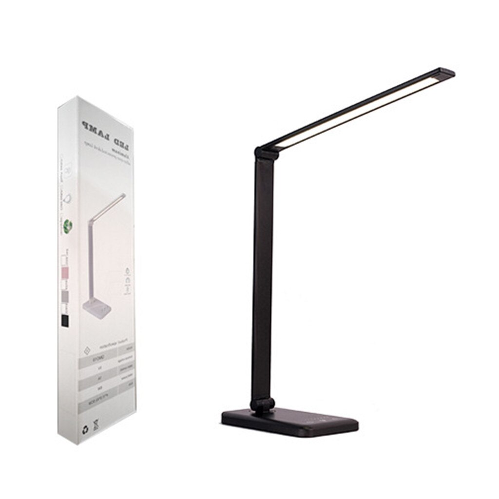 Dimmable LED Desk Smart Lamp With USB Charging Port Table Lamp For Office Light: 01