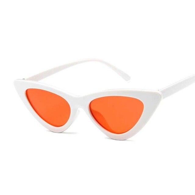 Gafas de sol Retro con ojo de gato para motocicleta, lentes de varios estilos para bicicleta, para exteriores, bicicleta de montaña deportiva, ciclismo: White Red