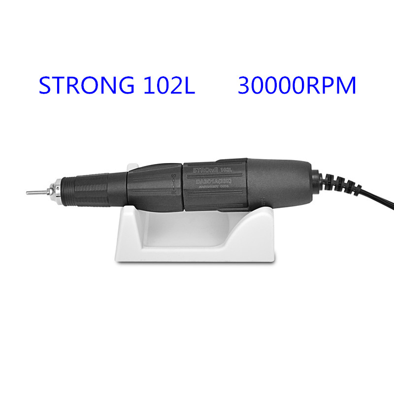 Dental LAB STRONG 210 105L H37L1 SH20N 102L 120II SH37LN handle 35K &amp; 40K RPM Dental Marathon Micromotor Polishing Handpiece: Light Gray