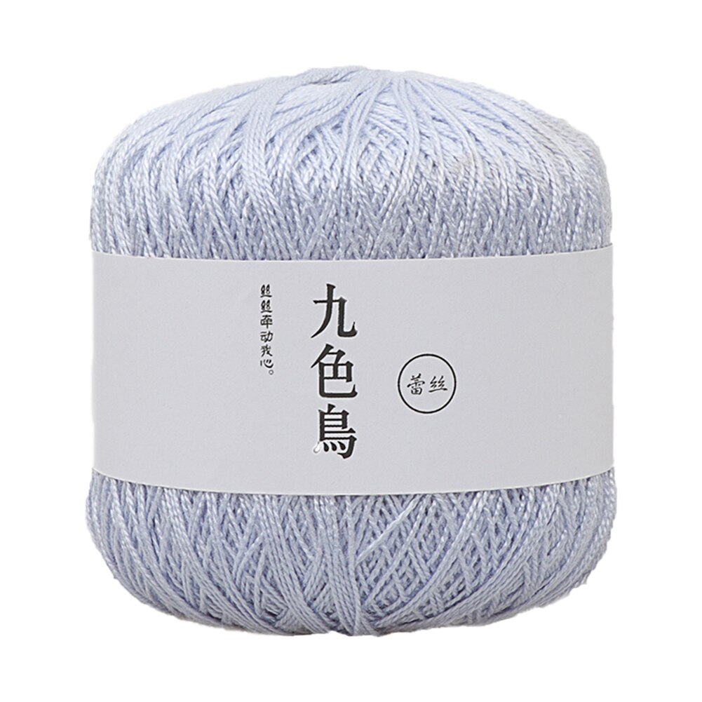 1 Roll Two Strands Soft Cotton Rope DIY Knitting Weaving Twine Thread Cord Yarns Scarf Sweater Eco-friendly: Light Grey