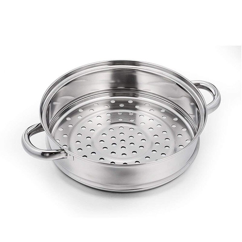 3 Layer 2 Layer 28Cm Rvs Stoom Pot 3 Layer Thicken Pot Fornuis Stoomboot Grid Pot