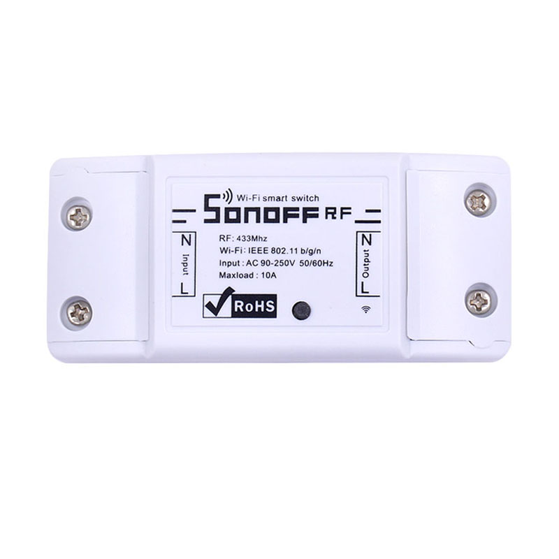 Itead Sonoff RF WiFi Wireless Switch 433MHz Receiver Remote Controller DIY Smart Home Automation Relay Modules Timer AC 90-250V: Sonoff RF