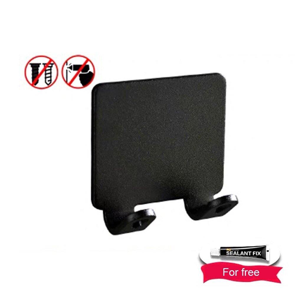 Titular da lâmina gancho soco parede de armazenamento livre qualidade criatividade men shaver shaver prateleira acessórios do banheiro atacado: Black Color