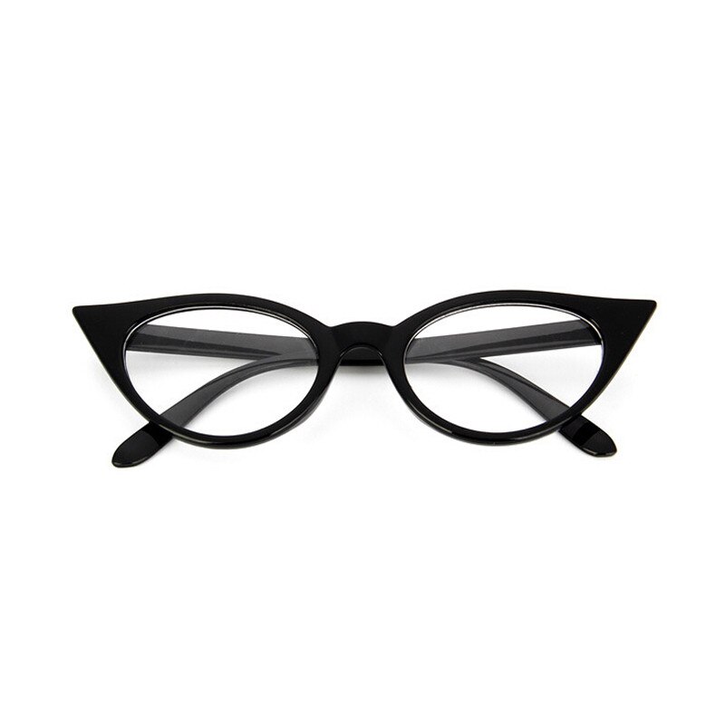 Elbru 2022 Classic Glasses Frame Female Retro Clear Lens Eyeglasses Frame Women Men Oversized Cat Eye Eyeglasses Frames: Small Frame