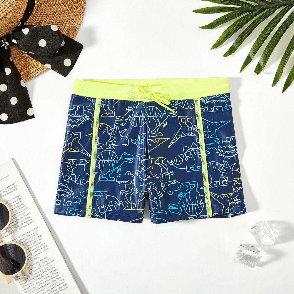 Sommer schnell trocknende Teen Jungen Badehose blaue Kinder Badehose Kinder hose Badeanzug: 4T