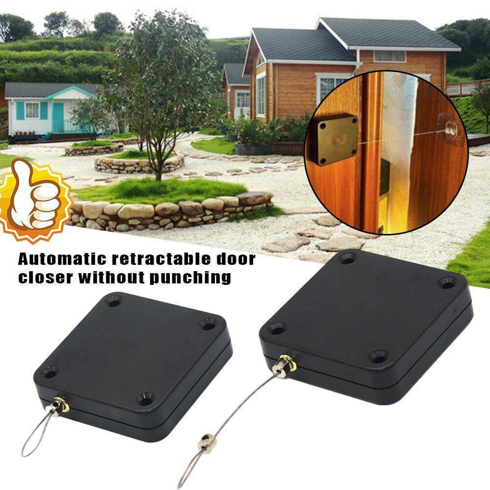 Fechadura de porta automática com sensor, sem perfuração, portátil, anticorrosão, hidráulica, para casa, escritório