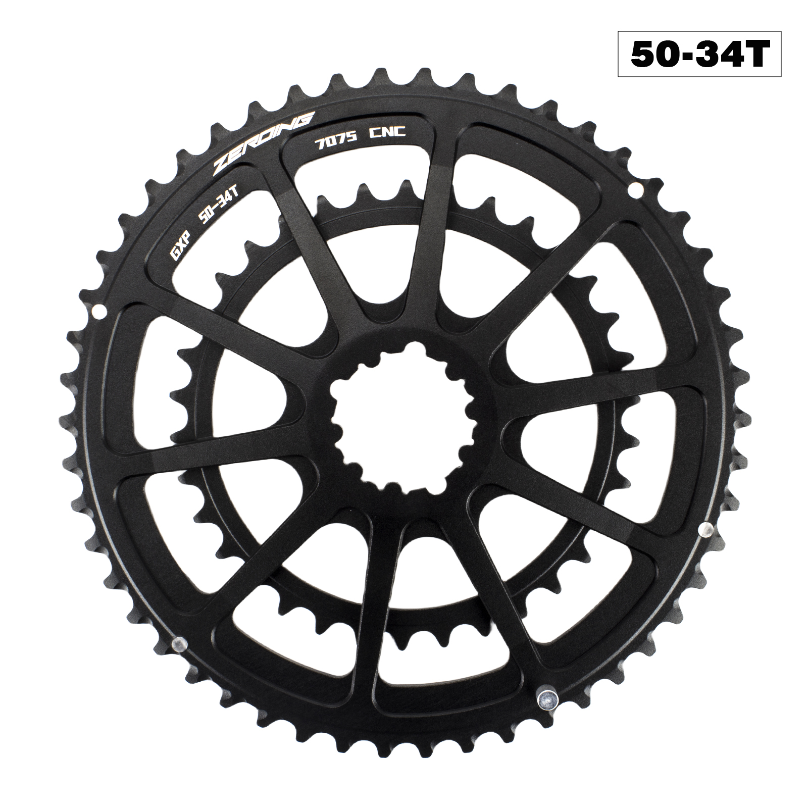 EVOSID Road Bike Chainring 48-32T 46-30T Double Chainring CNC Gravel Bike Chain wheel for 9/10/11/12 Speed Crankset: Red