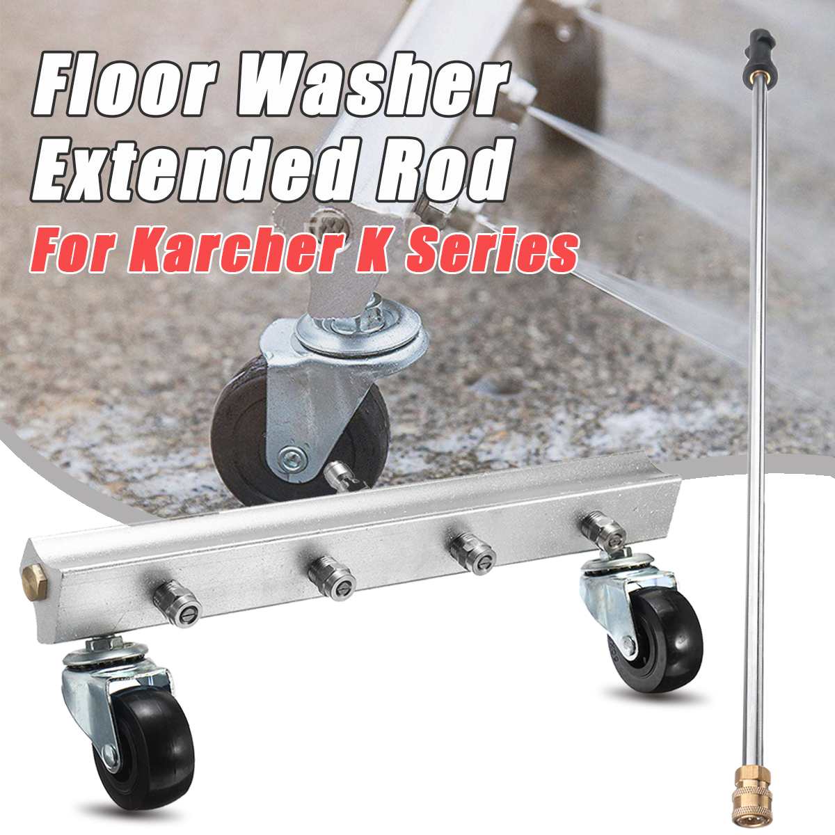 High Pressure Washer 4 Nozzle Car Washer Under Body Chassis Water Spray Cleaning Car Washer for k K HD Washing Tool Kit