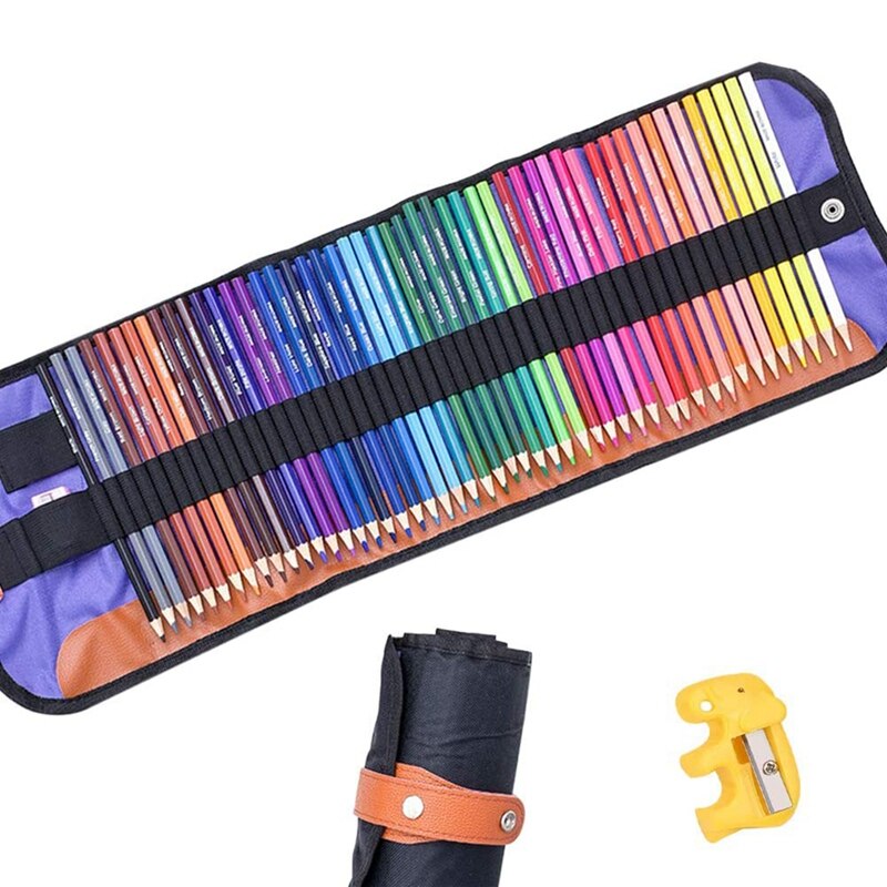 72 Colors Crayons Set, Pencil Drawing Set, for Students, Adults, Beginners and Artists: Default Title