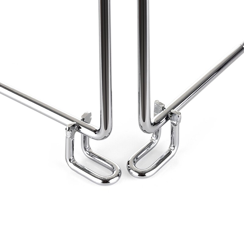 2-Tier Angolo Freestanding Rack di Stoccaggio Impilabile Organizzatore Scaffale per Cucina Bagno Piano di Lavoro di Archiviazione Mobile Del Basamento della Mensola