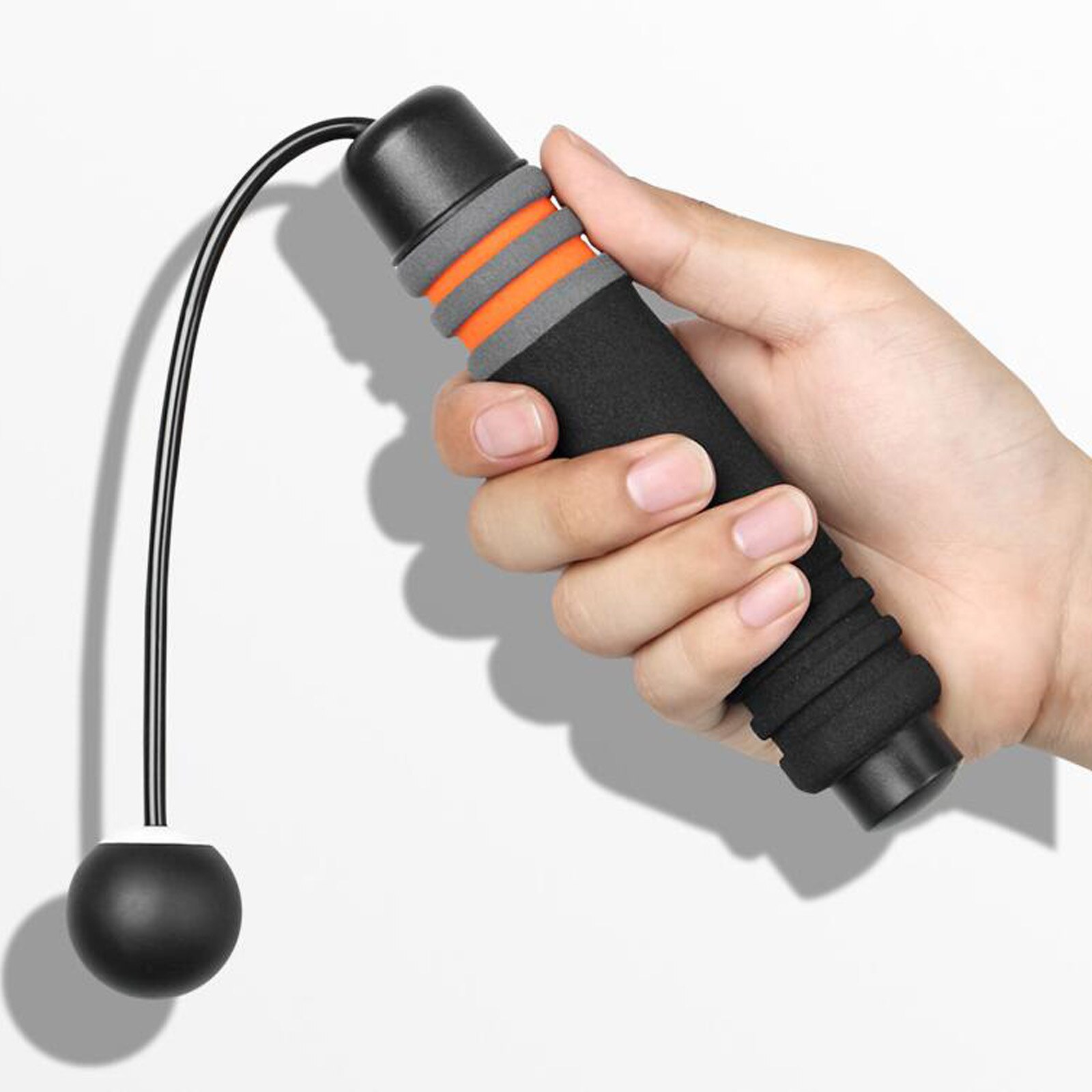 Cordless Electronic Skipping Rope Fitness Gym Cordless Skipping Smart Rope Jump Rope Digital Counting Speed Skipping Counter