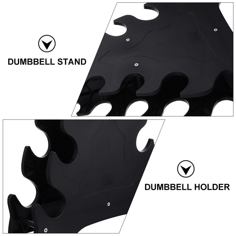 2pcs Workout Tree Stand Dumbbell Holder Dumbbell Storage Rack (5-Tier)