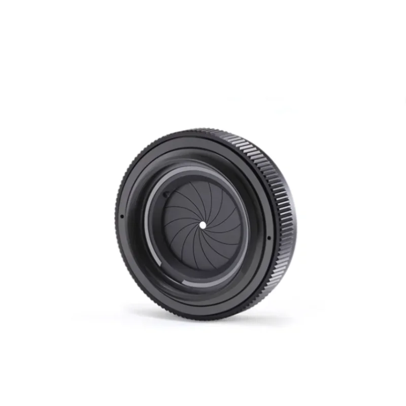 Lente de cámara de microscopio de Diafragma Iris, anillo adaptador de módulo de reequipamiento DIY, M42 a M42, 1,5-29mm