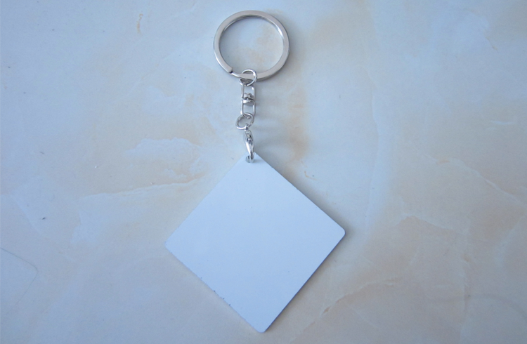 10pcs/lots Blank Sublimation Metal Key Chians DIY Printing Sublimation Ink Transfer Both sides can Print