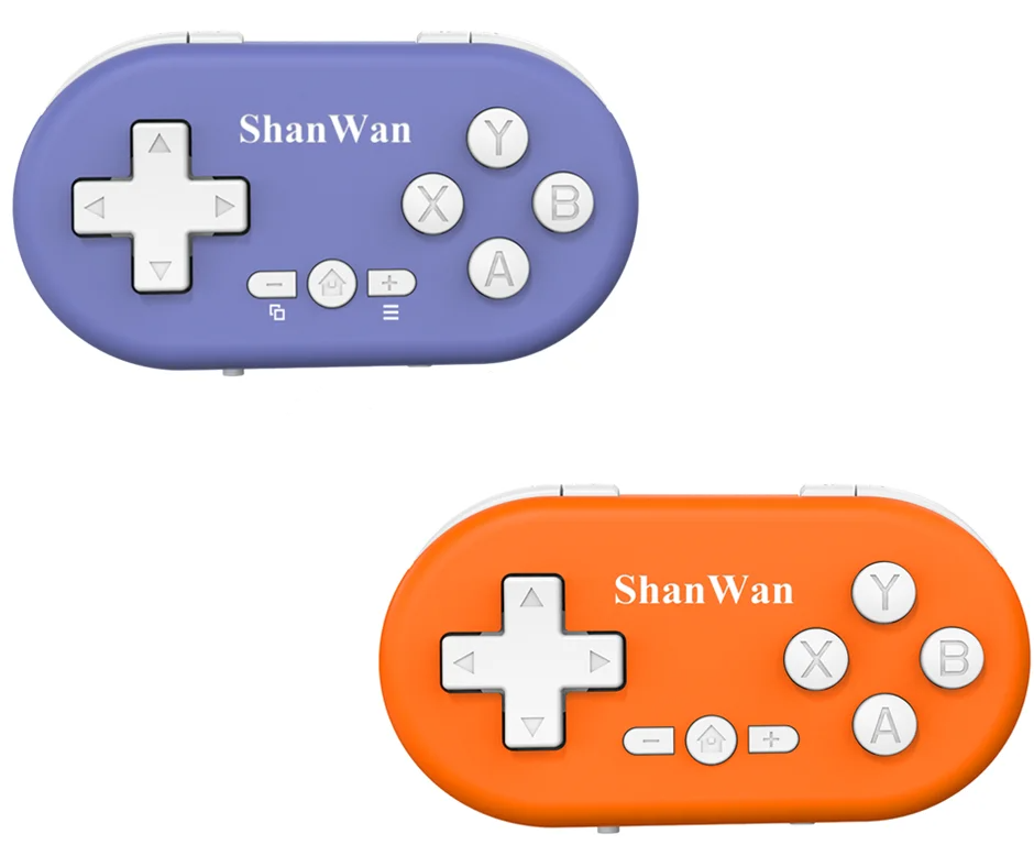 Shanwan – Mini contrôleur de jeu léger sans fil, Bluetooth, à collectionner, Portable, multi-plateforme, connectivité sans fil, nouveauté 2024: YELLOW