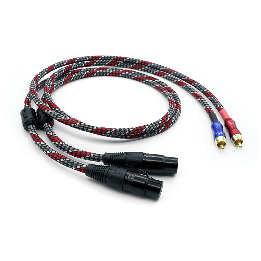 CANARE L-4E6S 1m 5N OCC Kupari XLR RCA-äänikaapeli NEUTRIK-liittimellä