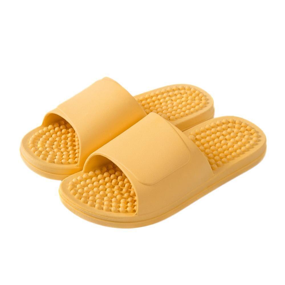 unisexe pantoufles chaussures de Massage intérieur maison doux antidérapant maison pantoufles tenue de femme résistant Massage confortable pantoufles